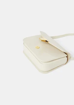 Sac 8 Bis écru en cuir