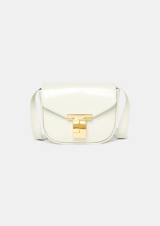 Sac 8 Bis mini écru en cuir