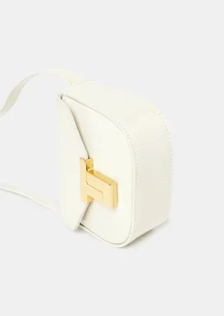 Sac 8 Bis mini écru en cuir