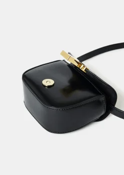 Sac 8 Bis mini noir en cuir