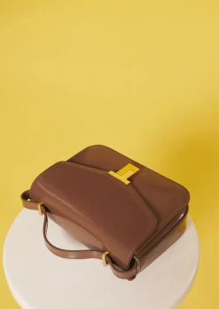 Sac 8 Bis taupe en cuir