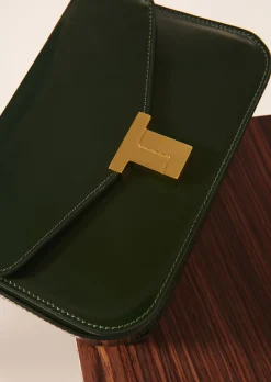 Sac 8 Bis vert émeraude en cuir