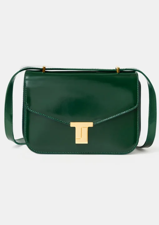 Sac 8 Bis vert émeraude en cuir