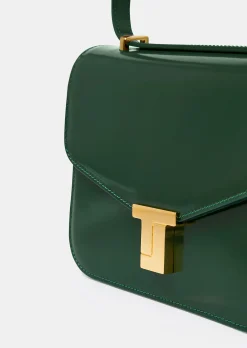 Sac 8 Bis vert émeraude en cuir