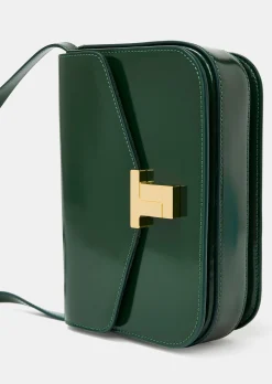 Sac 8 Bis vert émeraude en cuir