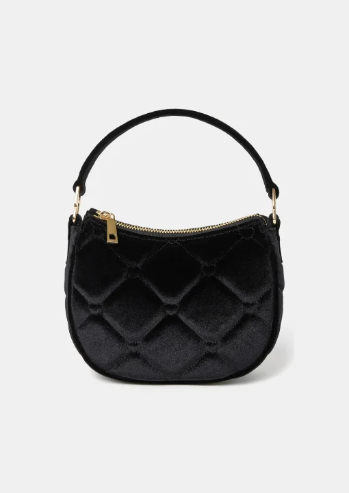 Sac Silva noir en velours