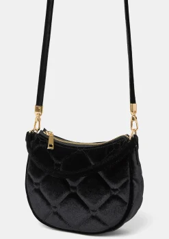 Sac Silva noir en velours