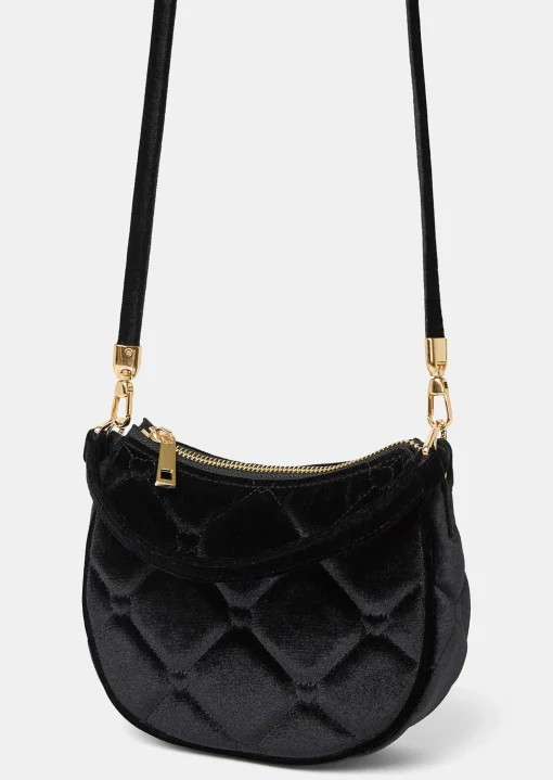 Sac Silva noir en velours