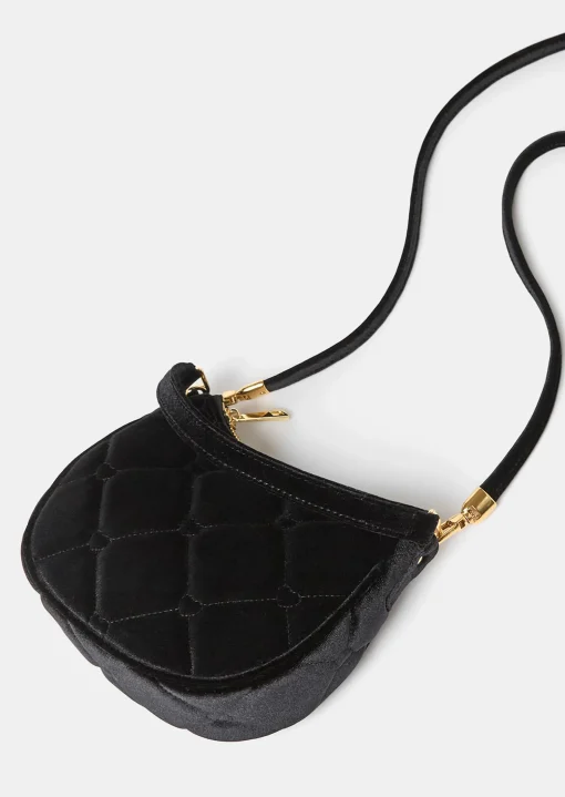 Sac Silva noir en velours