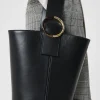 Sac Sophie noir en cuir lisse