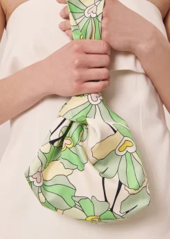 Sac Suzie vert imprimé à fleurs
