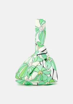 Sac Suzie vert imprimé à fleurs