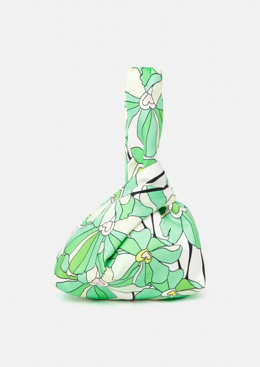 Sac Suzie vert imprimé à fleurs