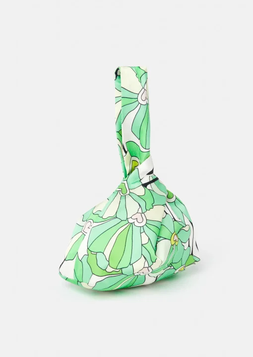 Sac Suzie vert imprimé à fleurs