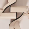 Sandales Kourtney écrues en cuir