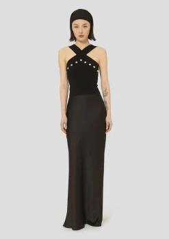 Top Prana noir en maille