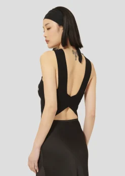 Top Prana noir en maille