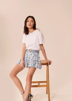 T-shirt Tampa blanc en coton