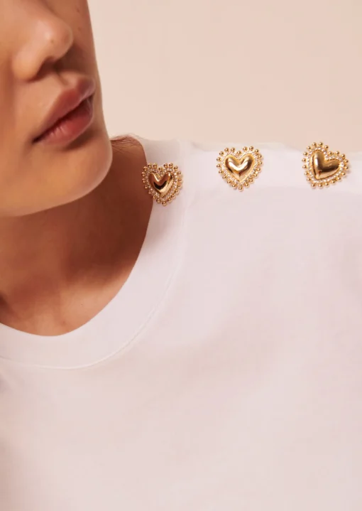 T-shirt Tampa blanc en coton