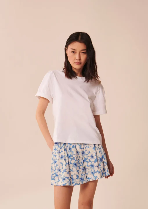 T-shirt Tampa blanc en coton