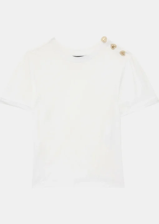 T-shirt Tampa blanc en coton