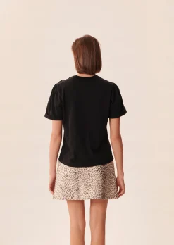 T-shirt Tampa noir en coton