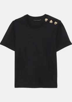 T-shirt Tampa noir en coton