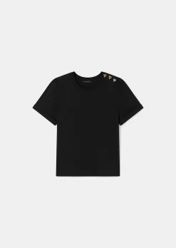 T-Shirt Tampa noir en jersey
