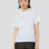 T-shirt Taramour blanc en jersey brodé