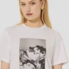 T-shirt Taratulip blanc en jersey double