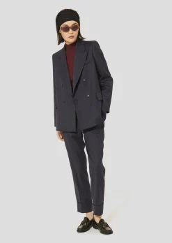 Veste Valson bleu nuit en flanelle