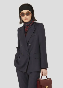 Veste Valson bleu nuit en flanelle