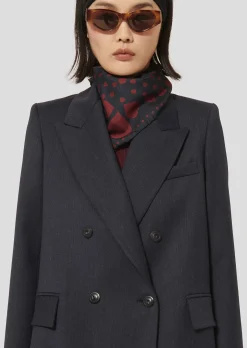 Veste Valson bleu nuit en flanelle