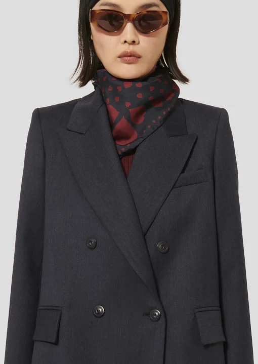 Veste Valson bleu nuit en flanelle
