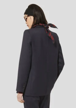 Veste Valson bleu nuit en flanelle
