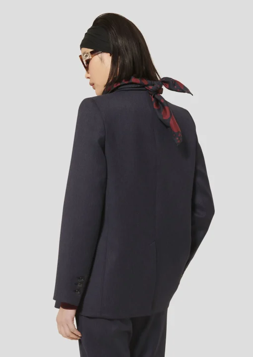 Veste Valson bleu nuit en flanelle
