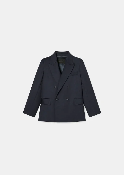 Veste Valson bleu nuit en flanelle