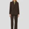 Veste Valson marron en flanelle
