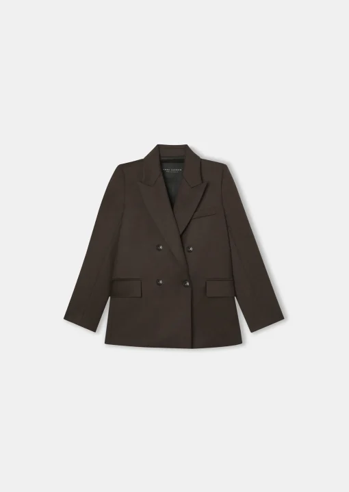 Veste Valson marron en flanelle
