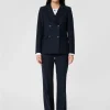 Veste Venezia bleu nuit en laine