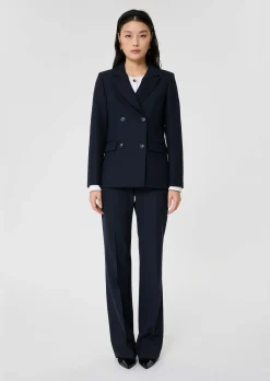 Veste Venezia bleu nuit en laine