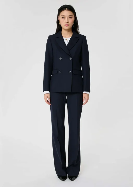 Veste Venezia bleu nuit en laine