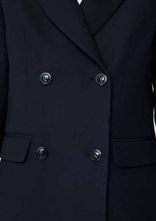 Veste Venezia bleu nuit en laine