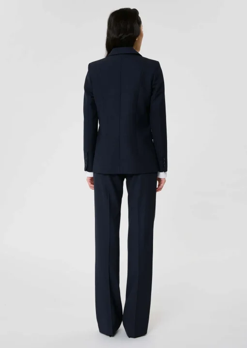 Veste Venezia bleu nuit en laine