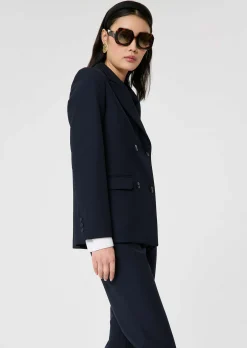 Veste Venezia bleu nuit en laine
