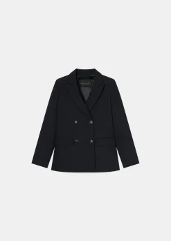 Veste Venezia bleu nuit en laine