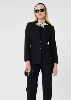 Veste Vicenta noire en laine