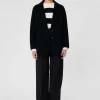 Veste Virgo noir en double face
