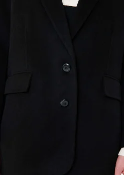 Veste Virgo noir en double face