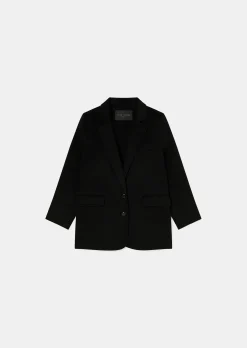 Veste Virgo noir en double face